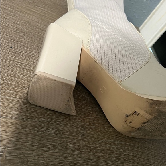 Cream Booties - Picture 10 of 12